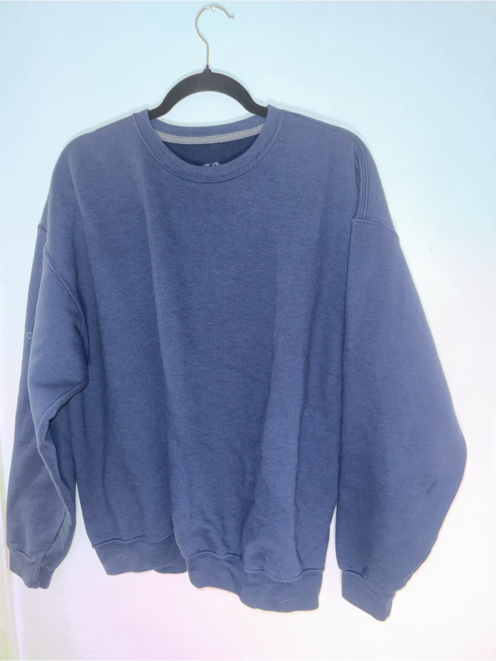 Fruit of the Loom Men's Crewneck Sweater - Navy